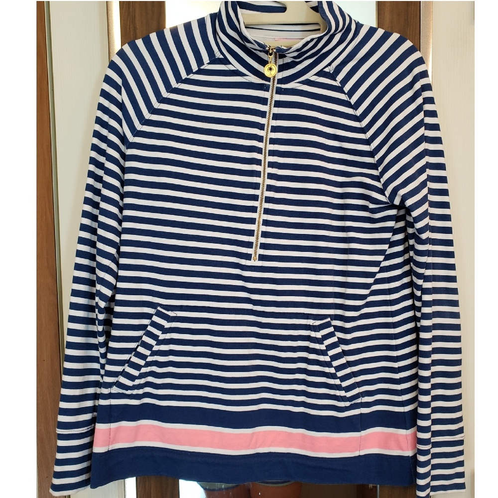 Lilly Pulitzer Guava Stripe Skipper Popover